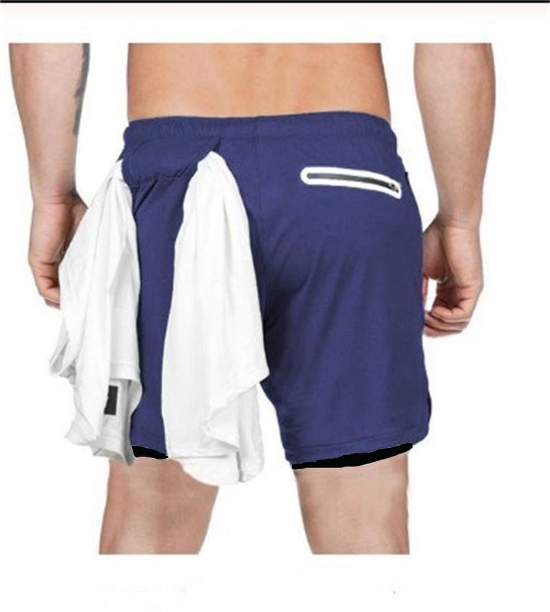 Men's Camo 2 In 1 Quick Dry Running Shorts
