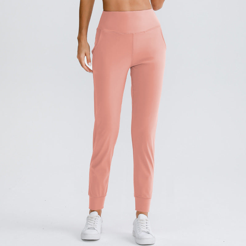 Women's Elastic Jogger Pants Yoga Running Workout