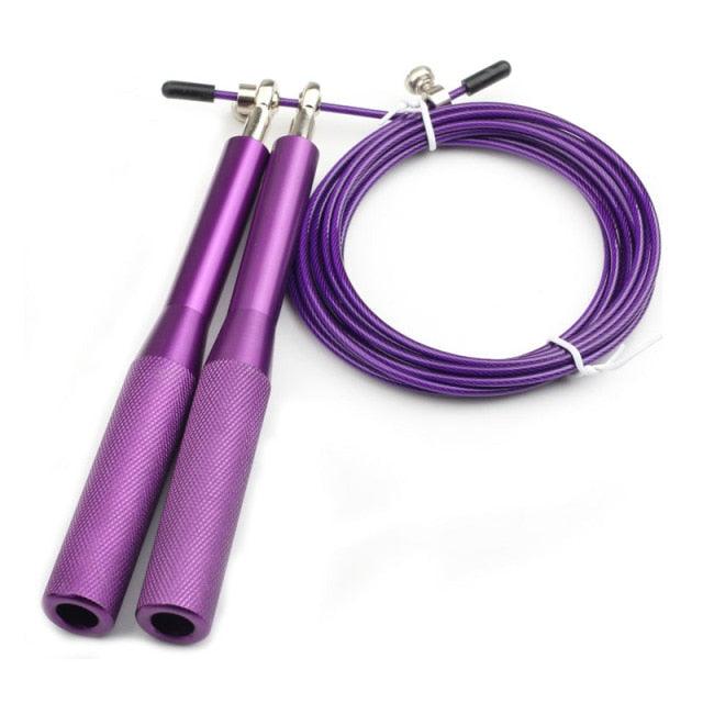 Heavy Steel Wire Weighted Speed Jump Rope Fitness
