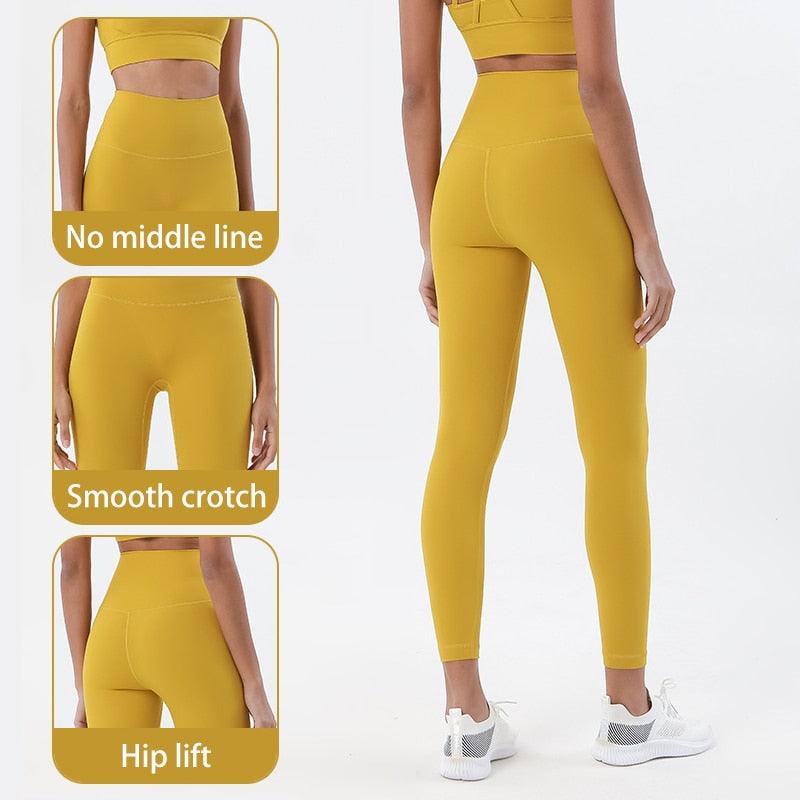 Women's High Waist Stretch Yoga Leggings Pockets