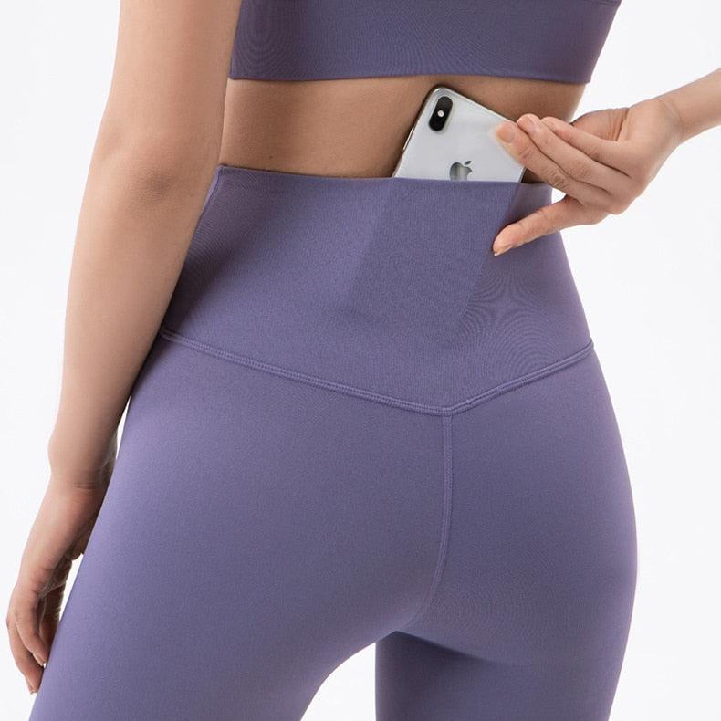 Women's High Waist Stretch Yoga Leggings Pockets