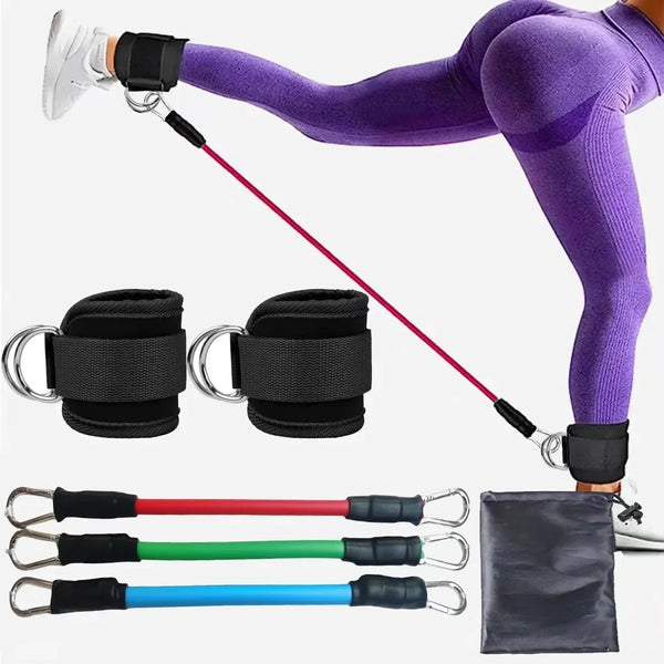 Ankle Bands Glute Leg Training Exercise Straps