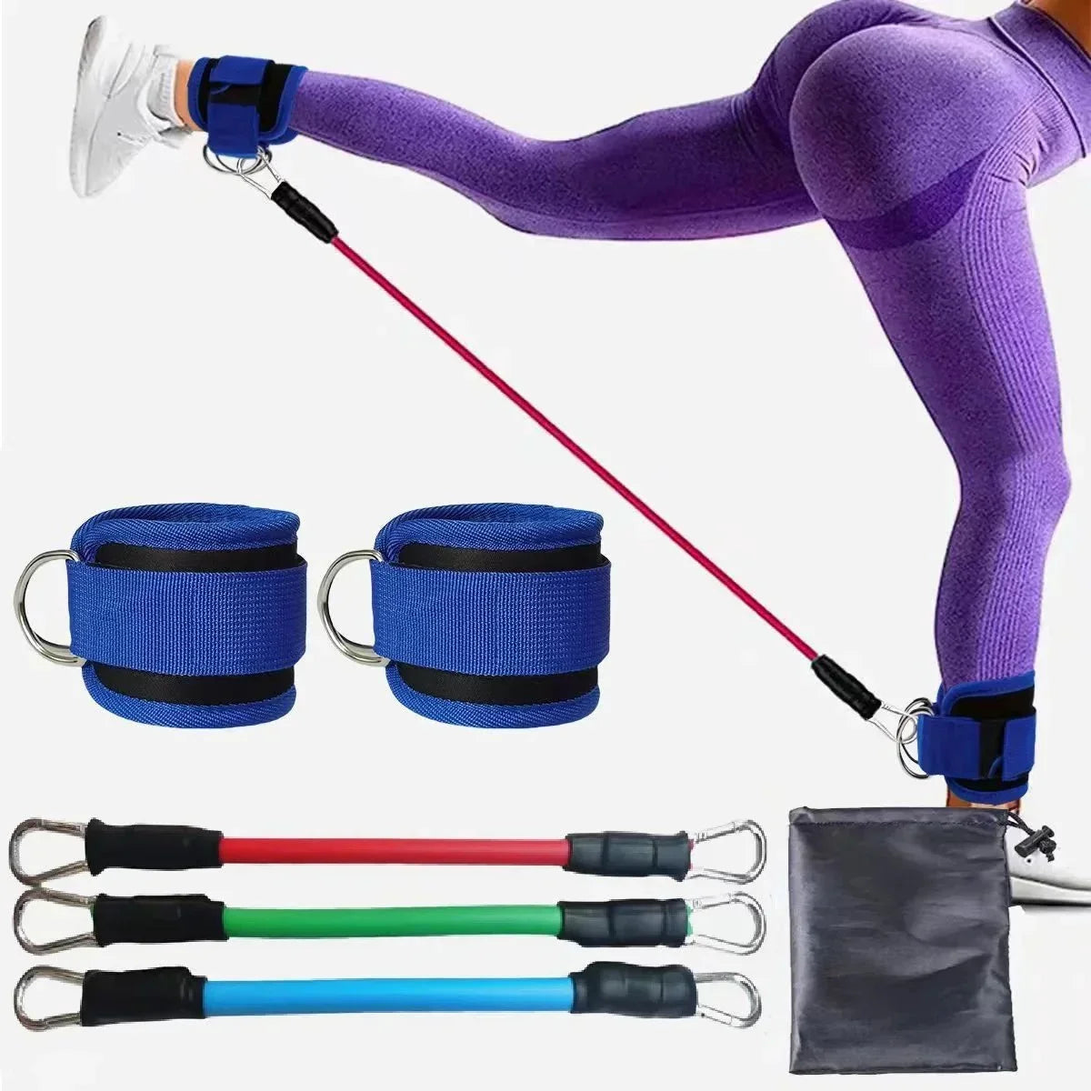 Ankle Bands Glute Leg Training Exercise Straps