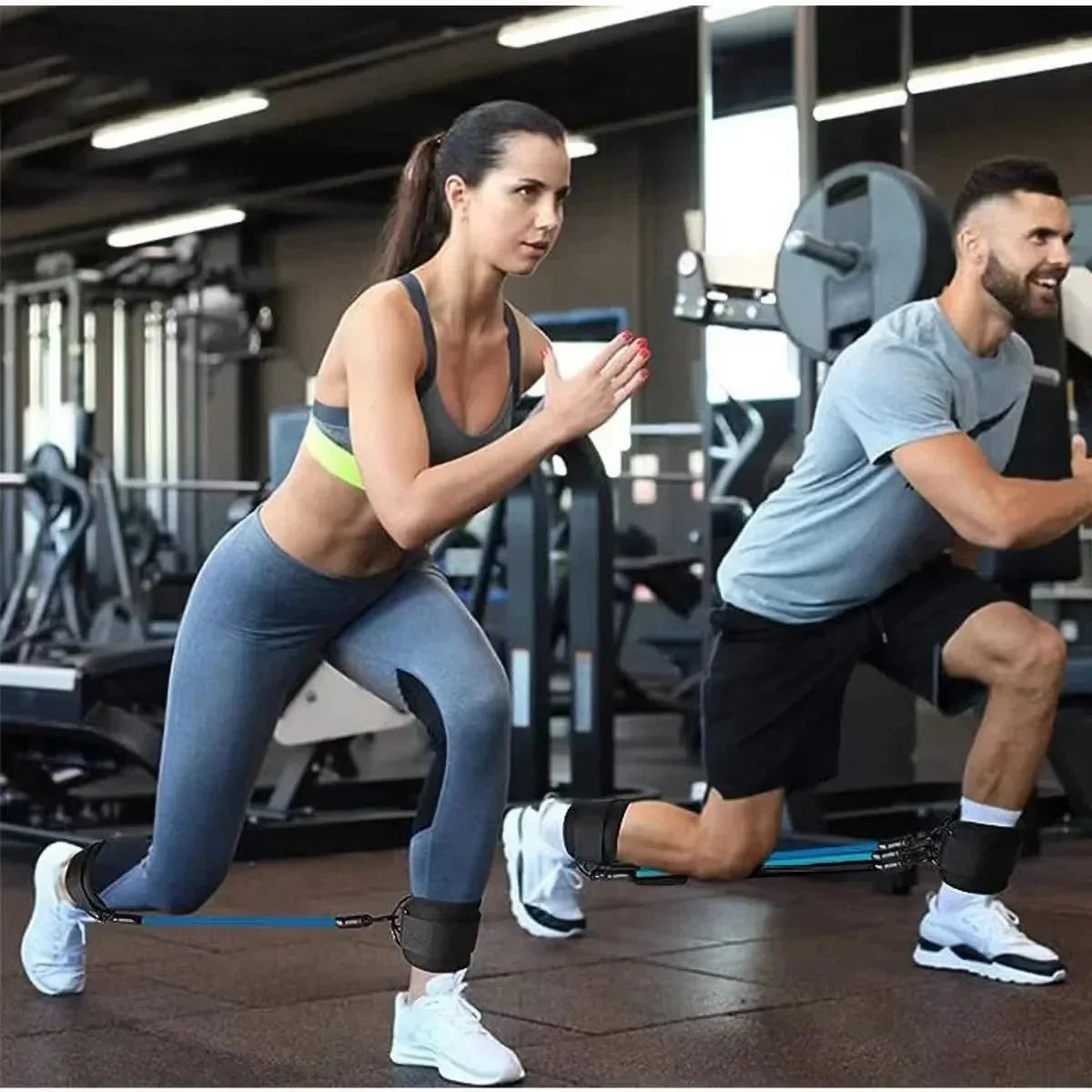 Ankle Bands Glute Leg Training Exercise Straps
